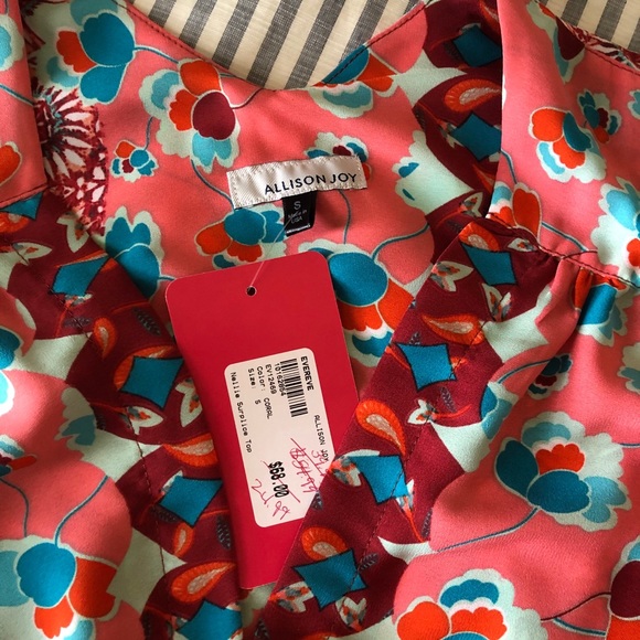 NWT Faux Wrap Top - Picture 2 of 3